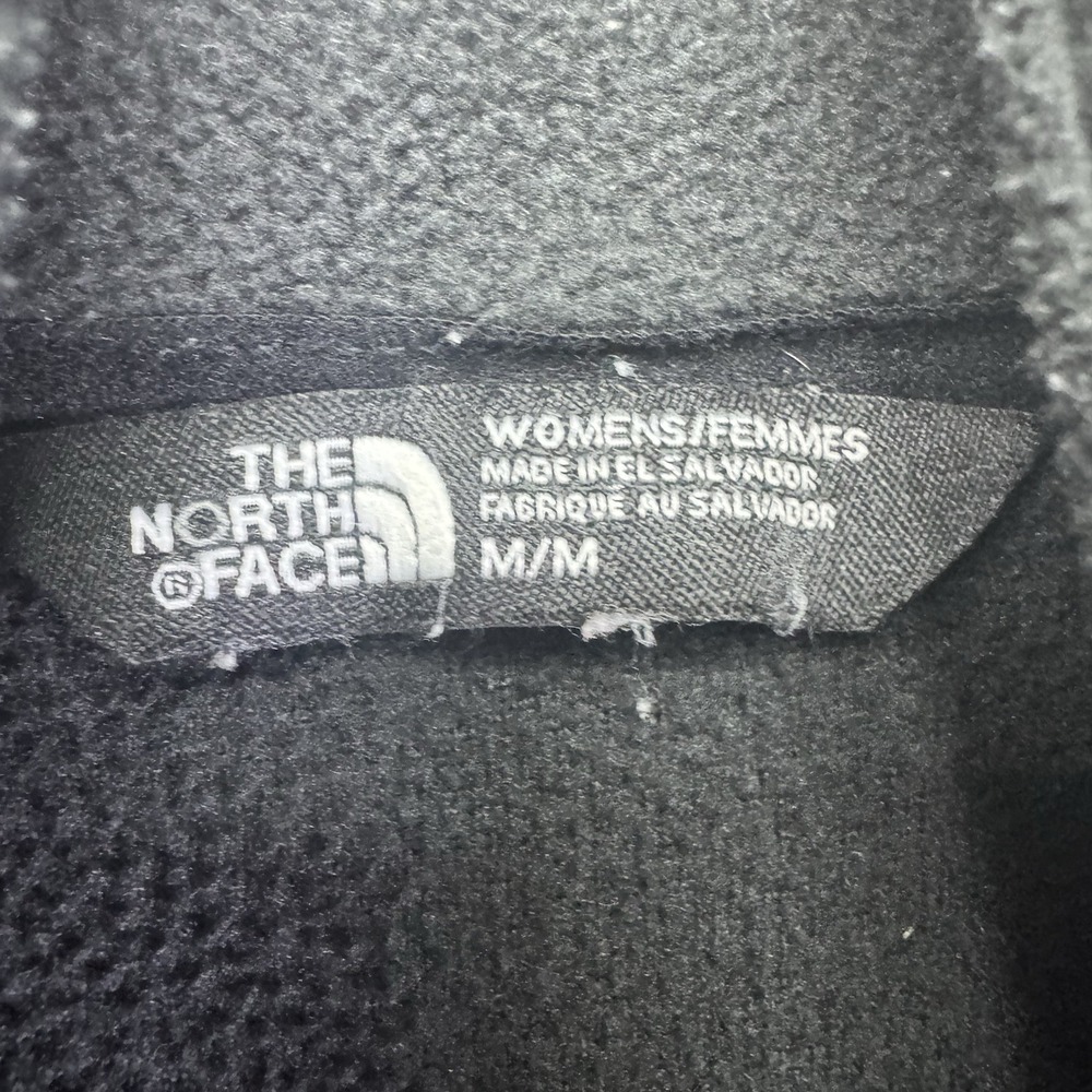 The North Face Fleece Jacket Women's Size Medium Black Full Zip Outdoor Hiking - Picture 8 of 16